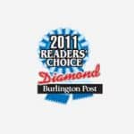 BURLINGTON POST READER'S CHOICE Diamond Award for Best Landscape Company 2011