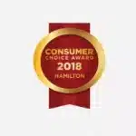 HAMILTON CONSUMER CHOICE AWARD Award for Best Landscape Contractor 2018