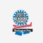 BURLINGTON POST READER'S CHOICE Diamond Award for Best Landscape Company 2014