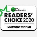 MILTON POST READER'S CHOICE Diamond Award for Best Landscape Company 2020