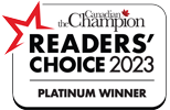 The Canadian champion Readers choice 2023 Platinum Winner