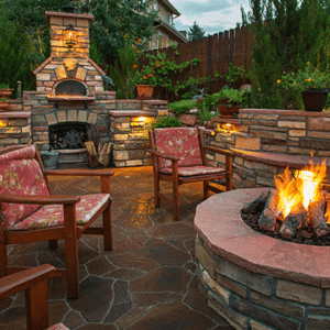 Paramount Landscaping- Products-Fireplace (includes concrete foundation)