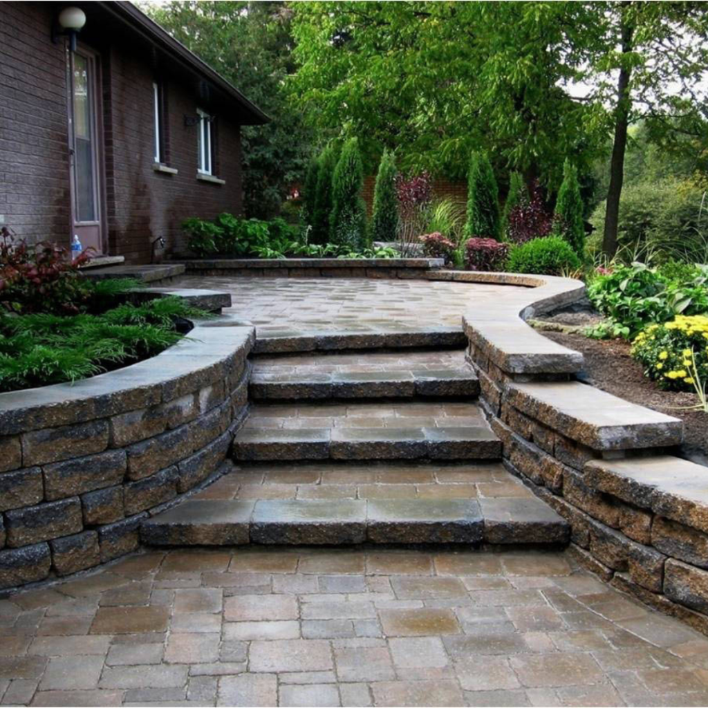 Paramount Landscaping- Products - Steps and Walls