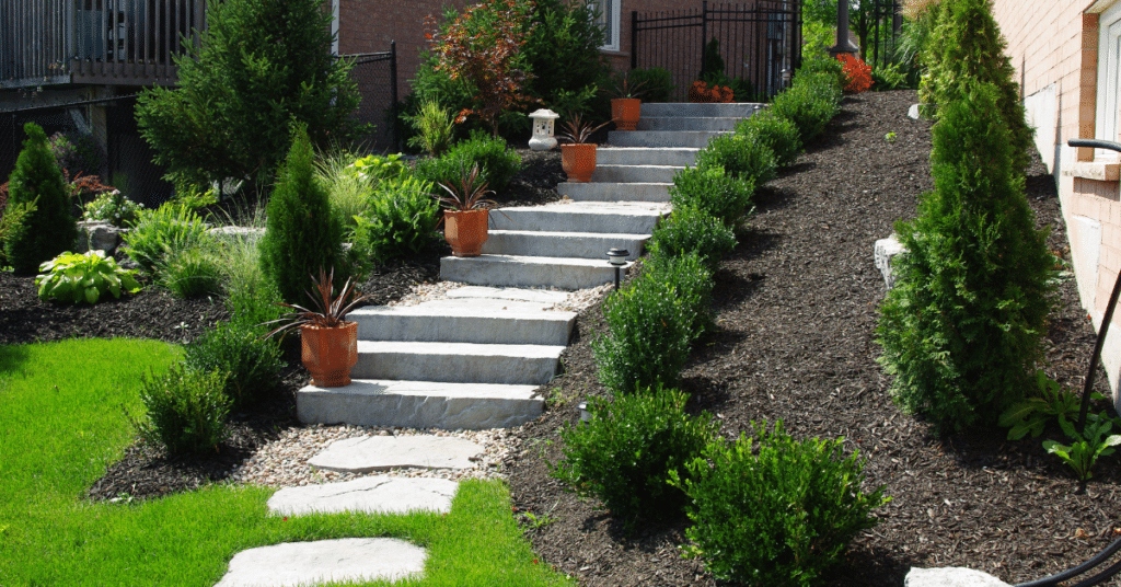 Paramount Landscaping- Residential Services- Landscape Construction- Walkways_Stairs_Entranceways